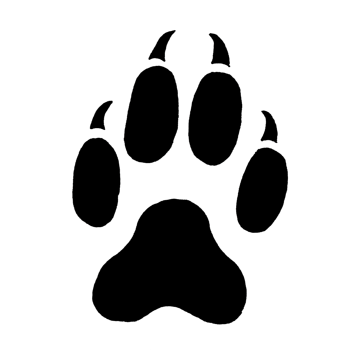 Wolf Print Png - Clip Art Library