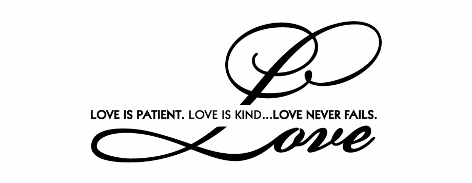 Love Tattoo Png Love Is Patient Love Is