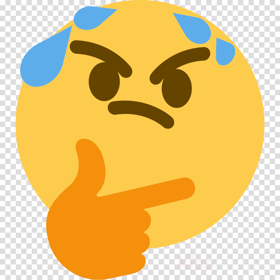 Discord Thinking Emoji Clipart Emoji Social Media Discord