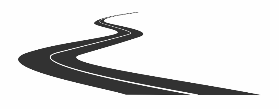 Clipart Straight Road Black And White Road Clipart