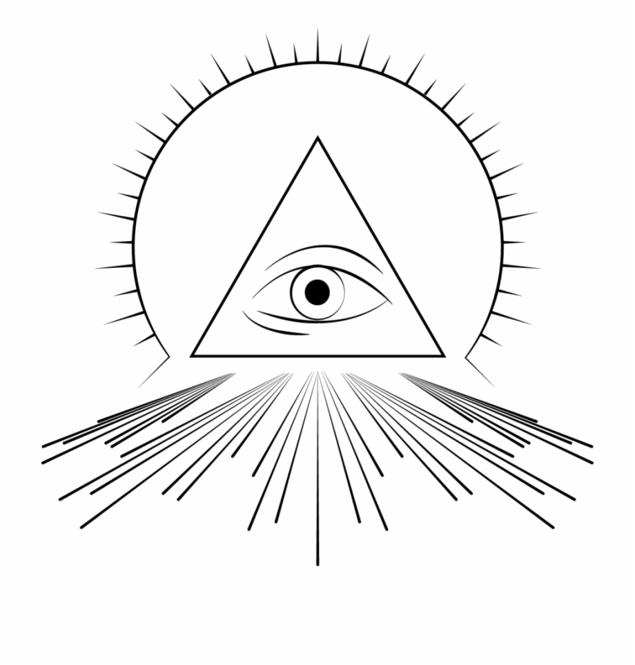 Illuminati Eye of Providence Secret society Clip art - TRIANGLE png ...