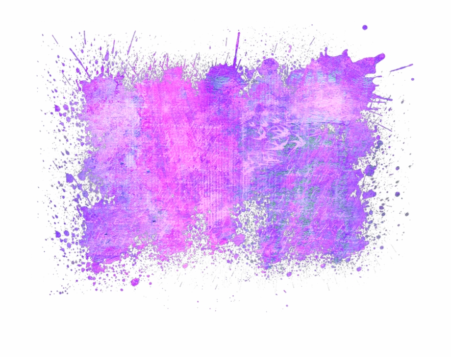 Splatter Paint Effects Splat Purple Neon Color Blue