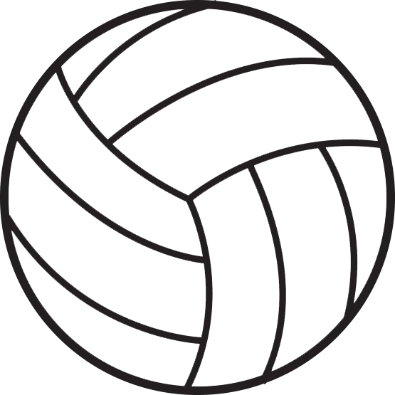 clip art transparent background volleyball
