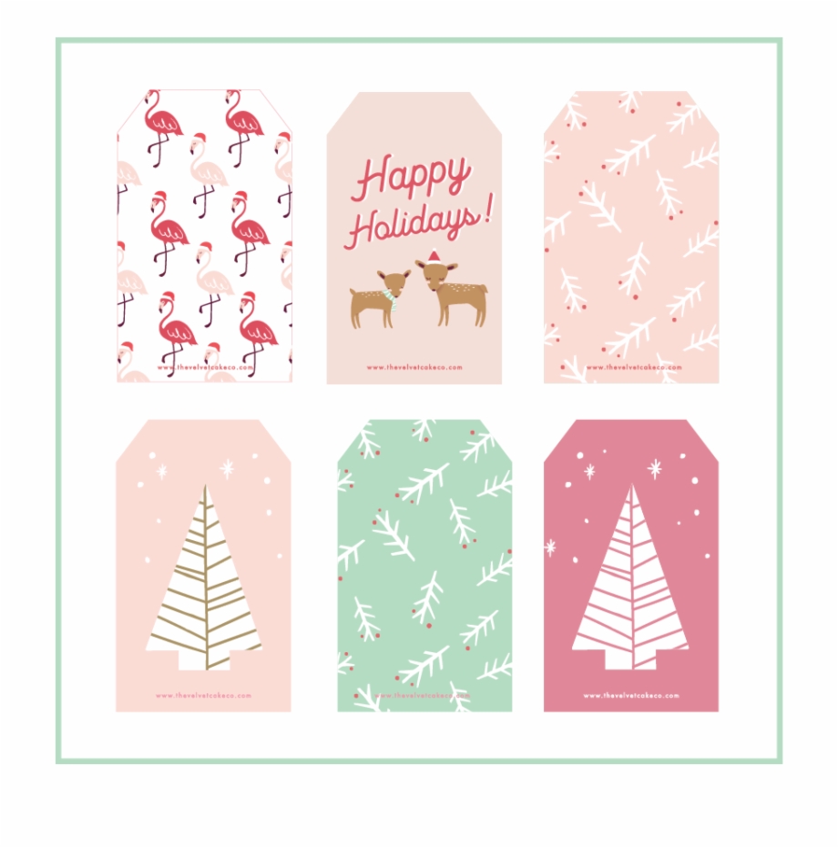 Free Gift Tags For Christmas Greeting Card