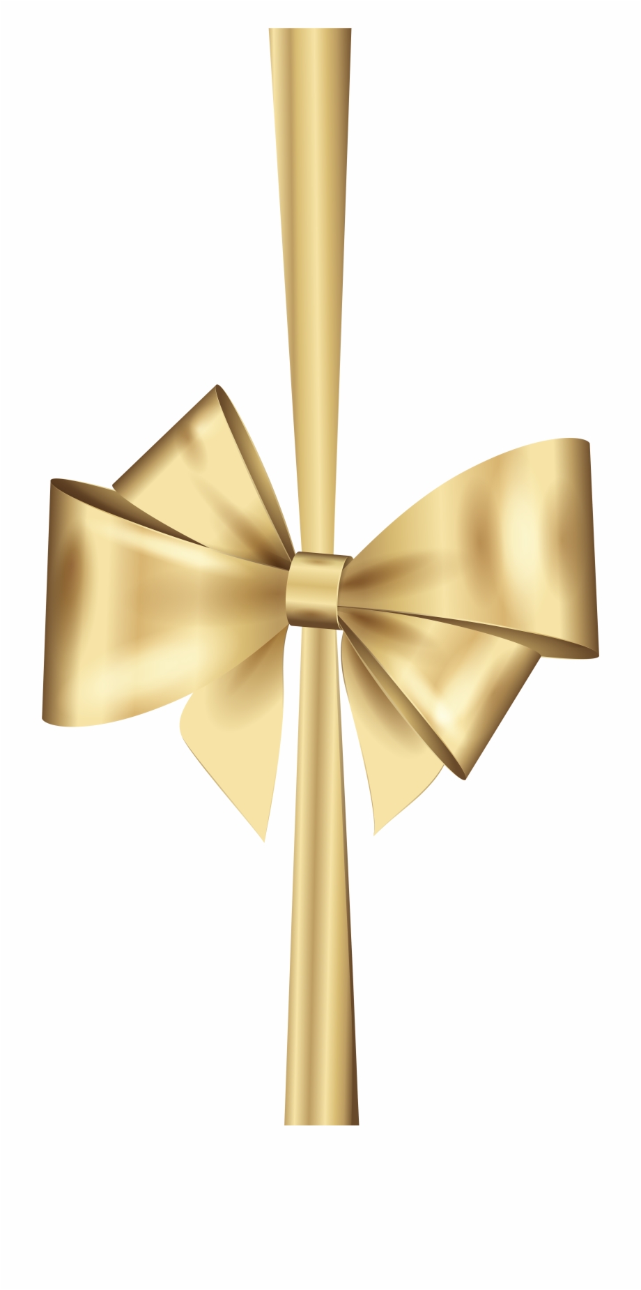 Gold Bow Png Gold Bow Clip Art Transparent