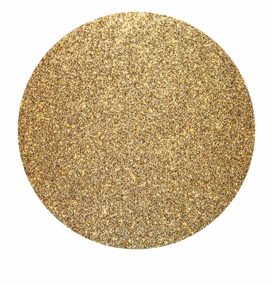 Golden Circle Shapecrop Tumblr Background Glitter Gold Circle