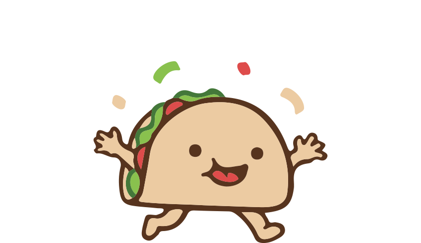 Happy Taco Tacos Transparent Sticker