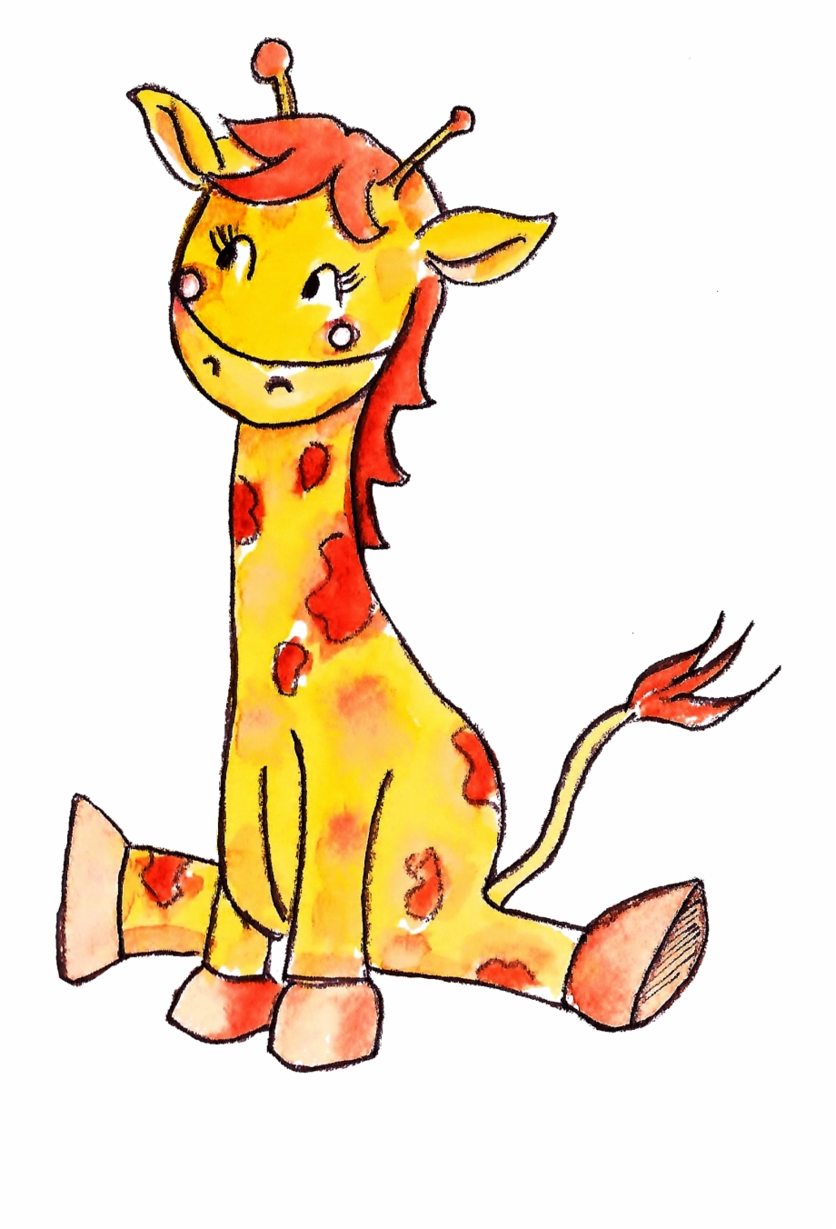 Baby Yoga Giraffe Png Image With No Background