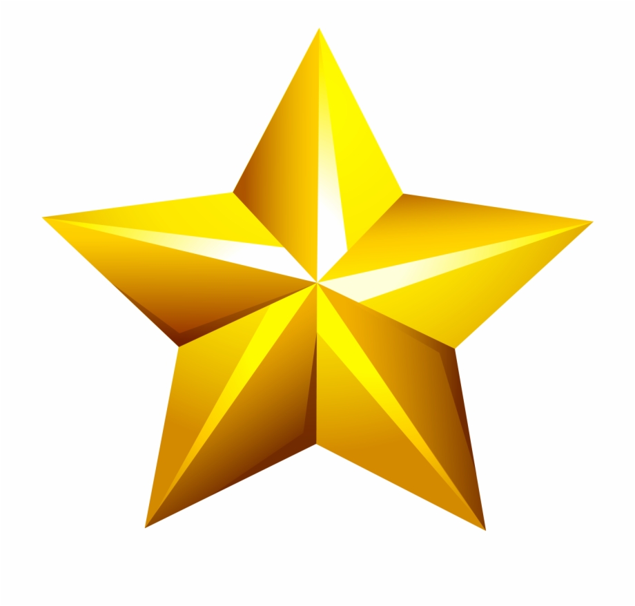 Golden Star Png Transparent Golden Star Png