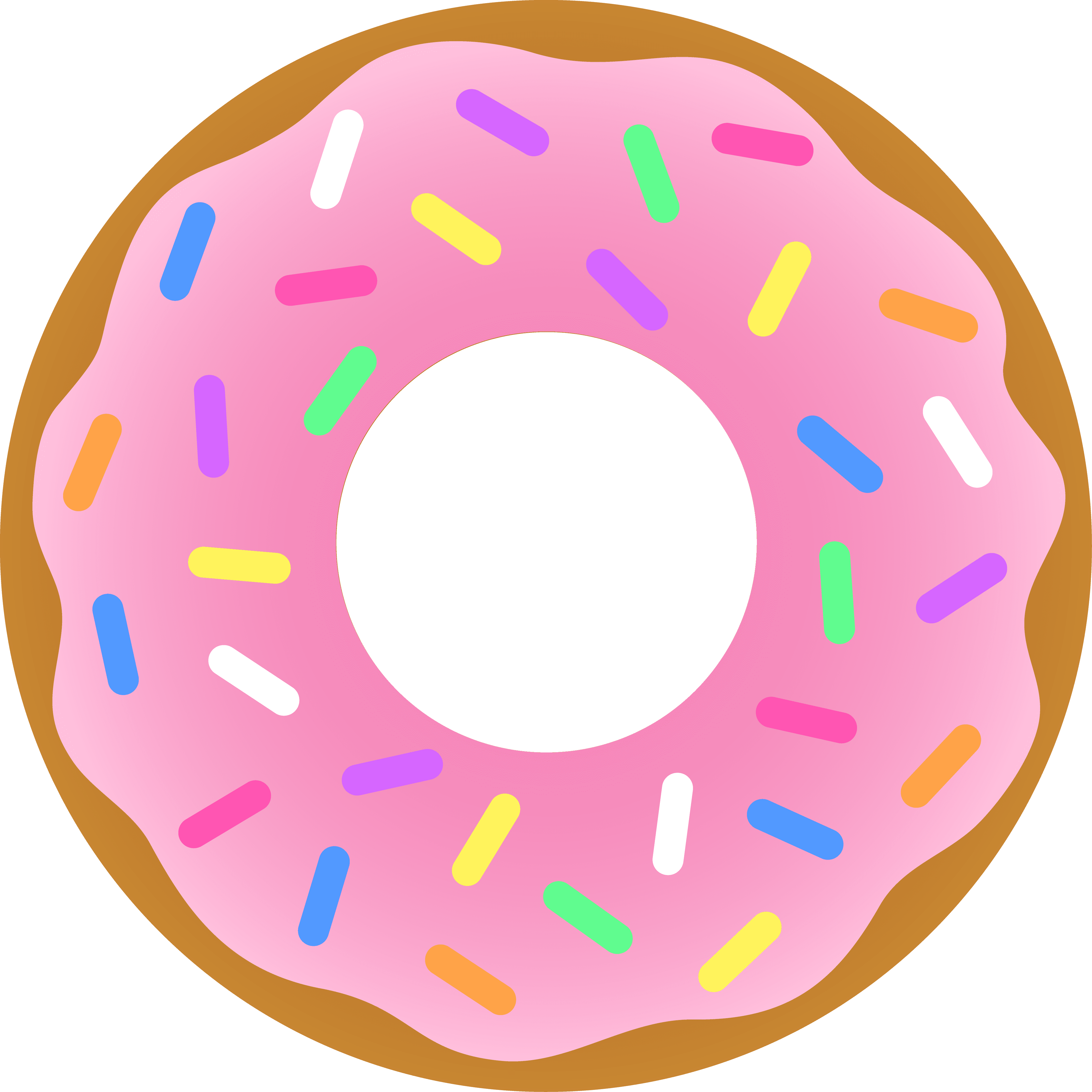 Cute Donut Clipart Png Donut Clip Art Printable Funny - vrogue.co