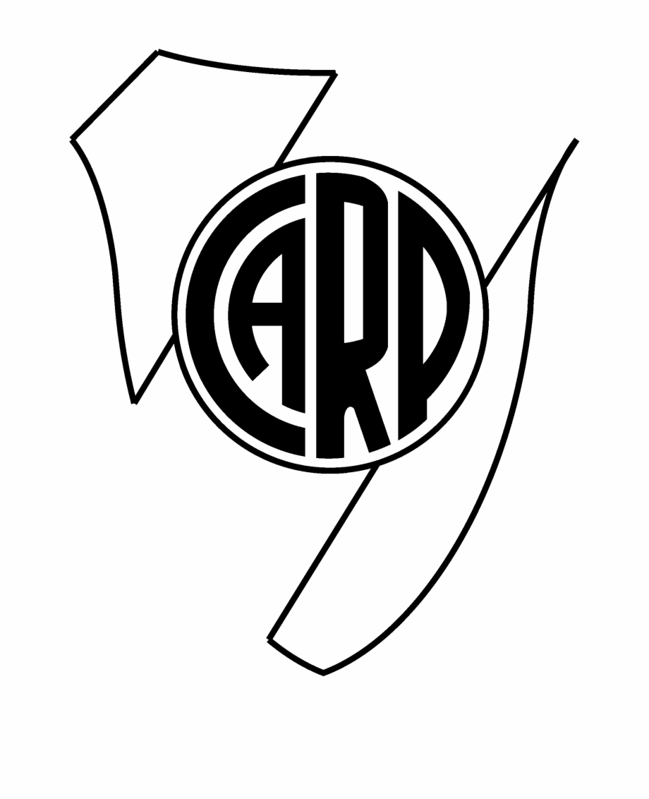 Club Atletico River Plate Logo Black And White