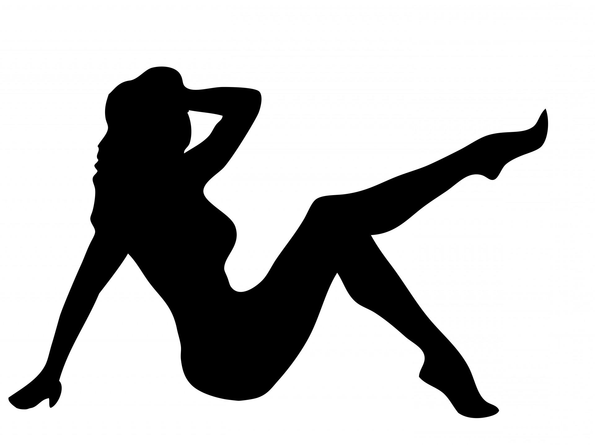 Pin Up Silhouette Png
