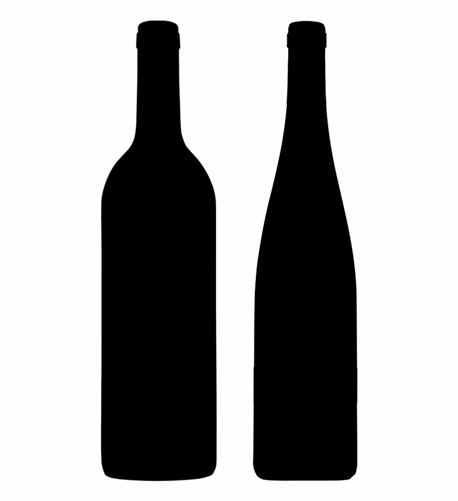 wine bottle outline png