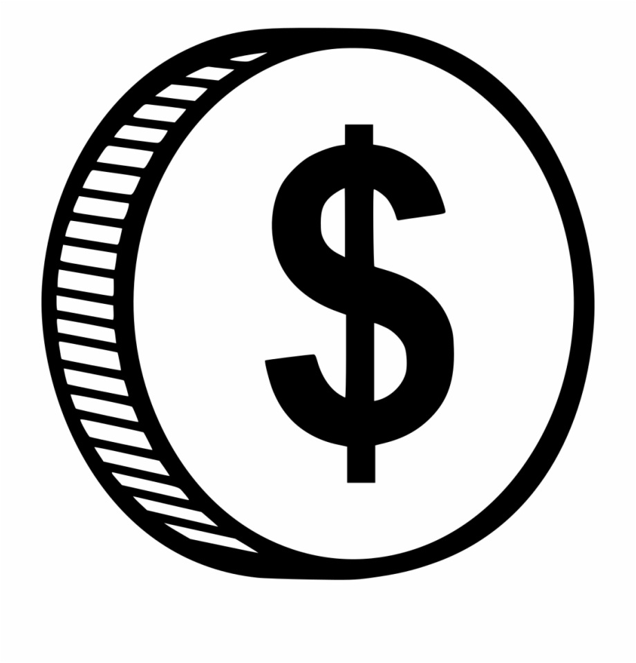 Dollar Coin Svg Png Icon Free Download Black