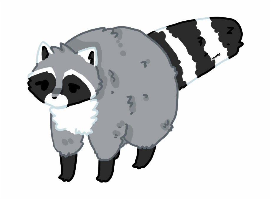 Fat Raccoon Fursona By Raikukitti Racoon Drawing Easy