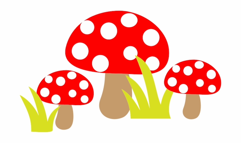Free Simple Cartoon Mushrooms Mushroom Clipart