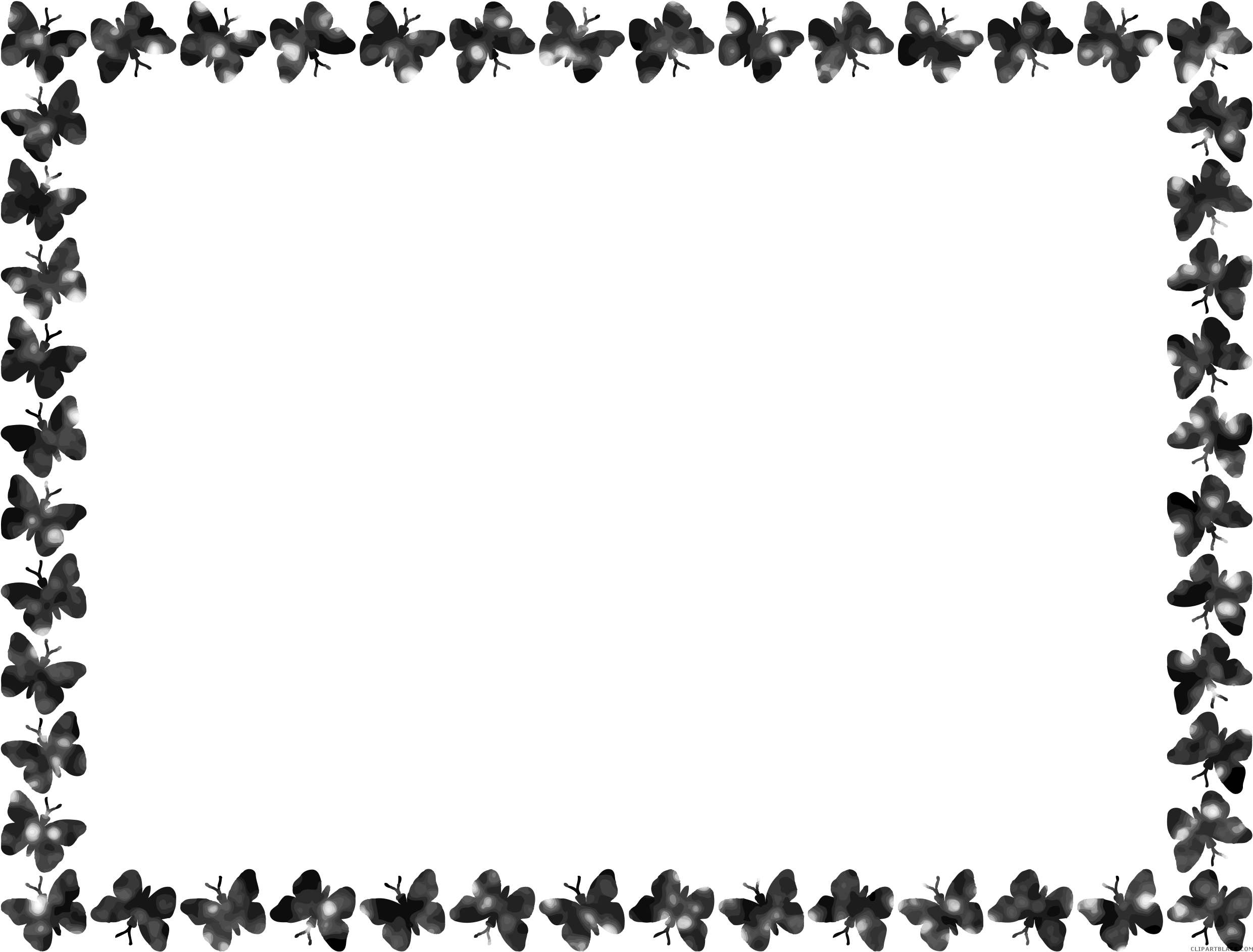 black and white borders png
