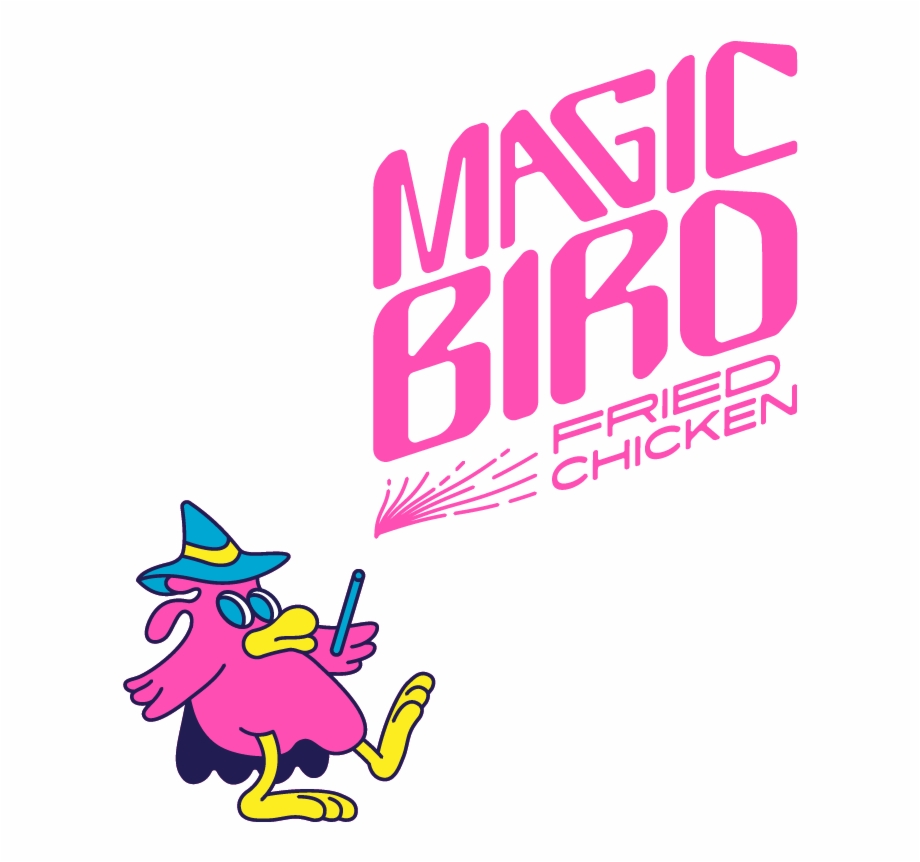Magic Bird Fried Chicken Cartoon