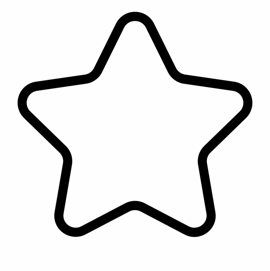 star outline png
