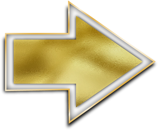 Golden Metal Texture Transparent Background Gold Arrow