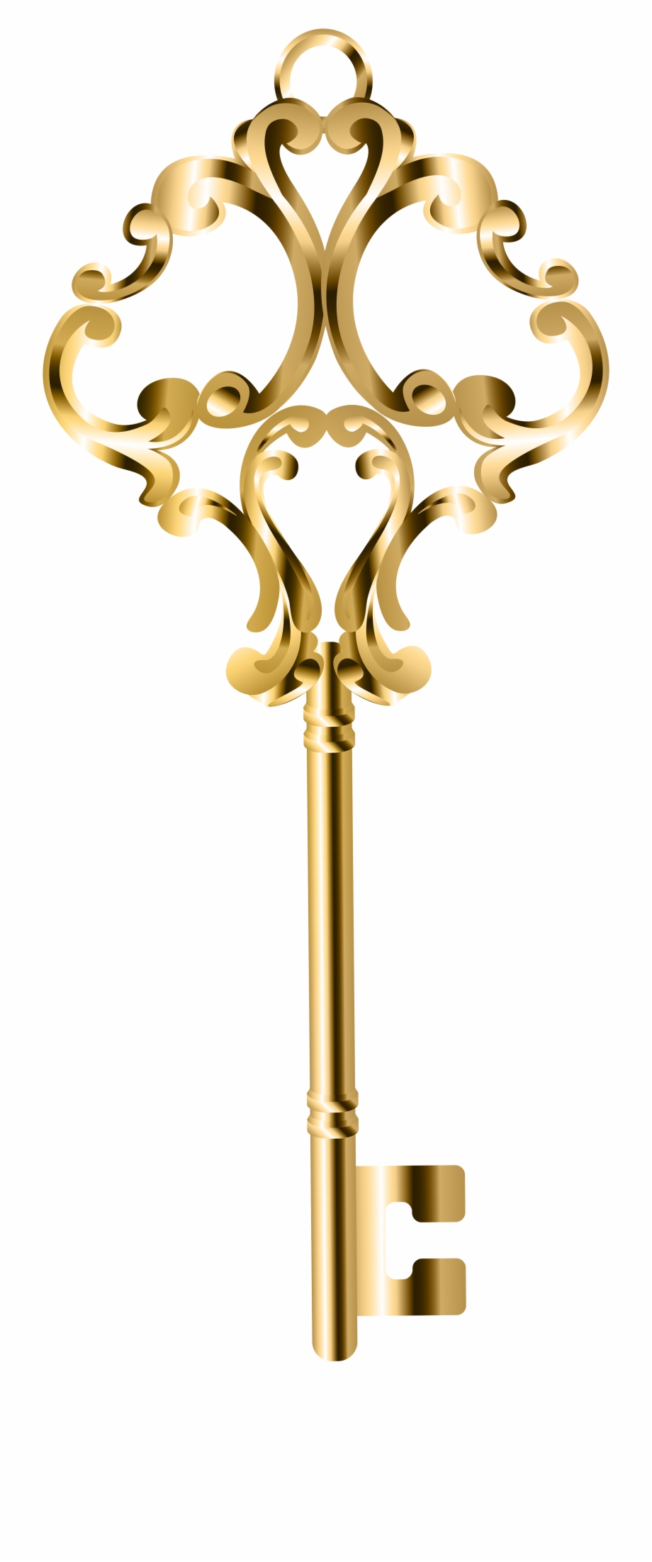Brass Key Gold Key Clipart Png - Clip Art Library