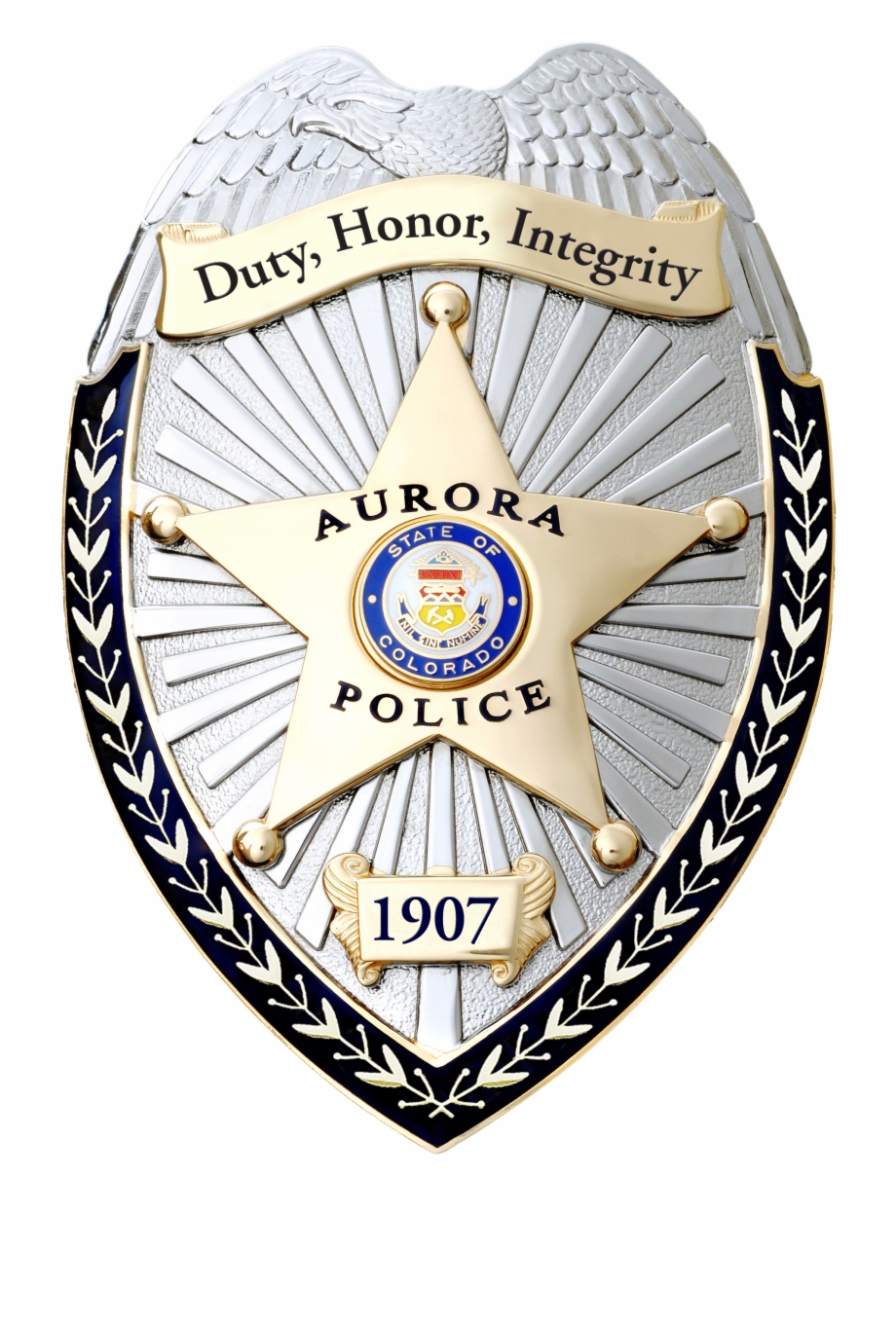 116 1162549 Aurora Colorado Police Badge 