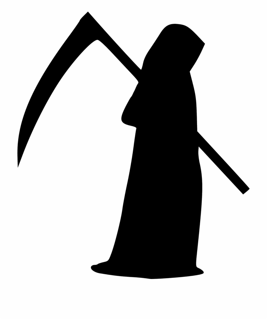 Death Grim Reaper Reaper Scythe Silhouette Angel Of