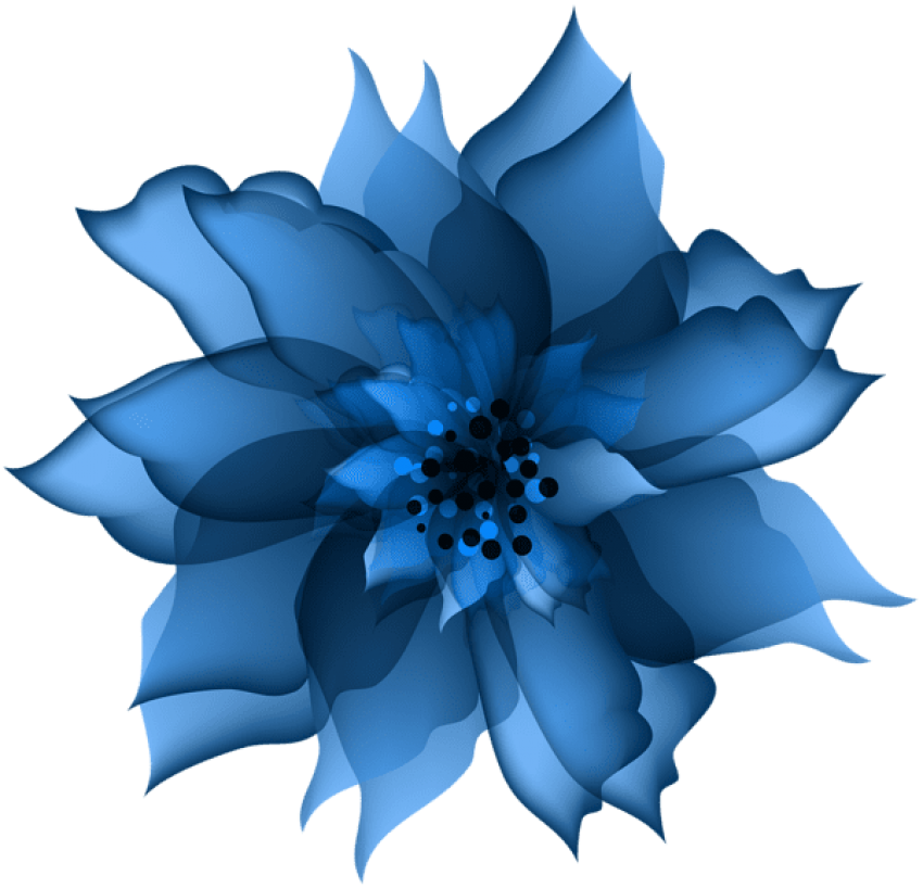 Blue Flower Spring Png File Png All Images