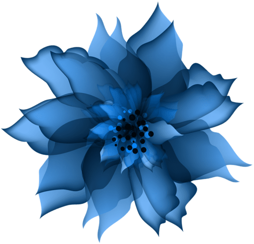 Blue Flower Png