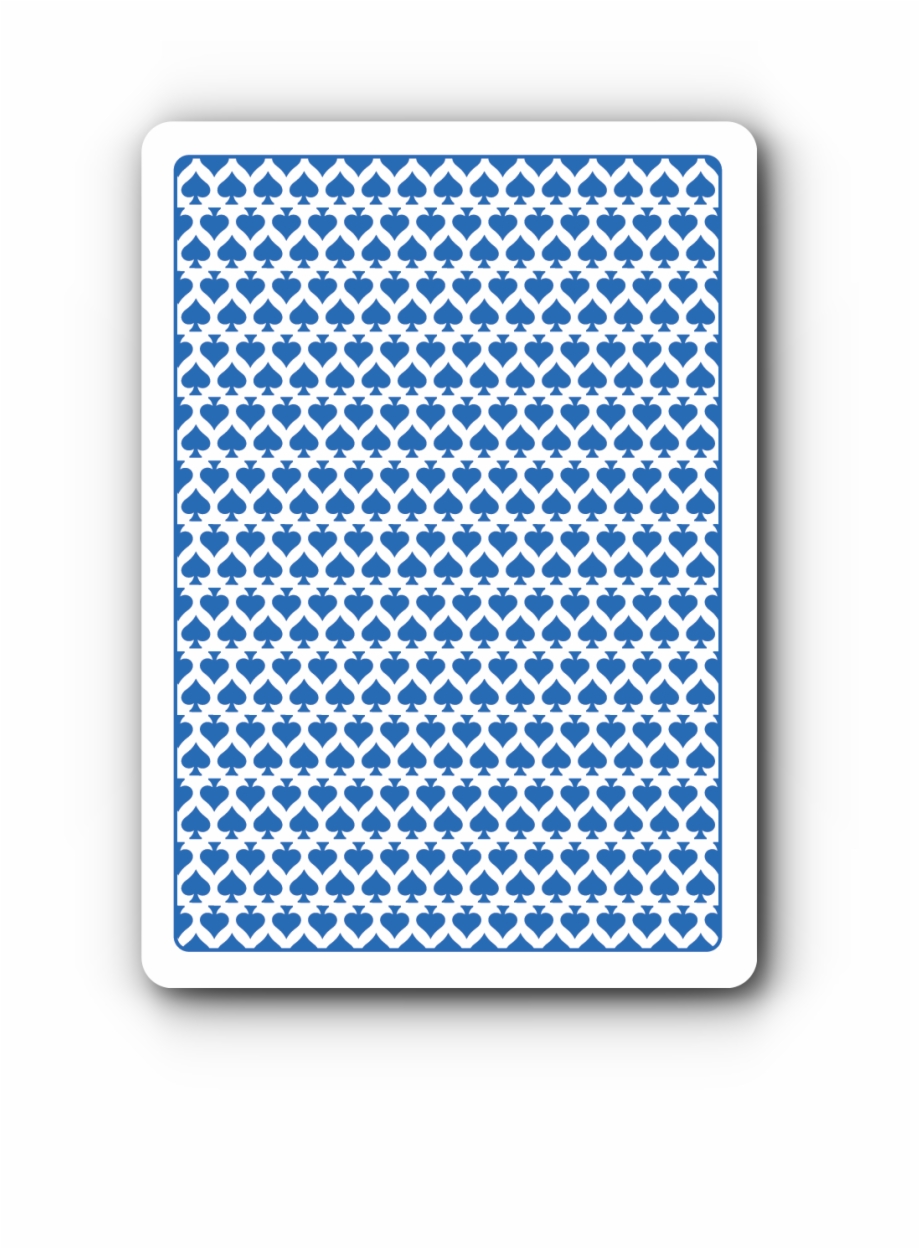 Poker Size Transparent Card Back Png