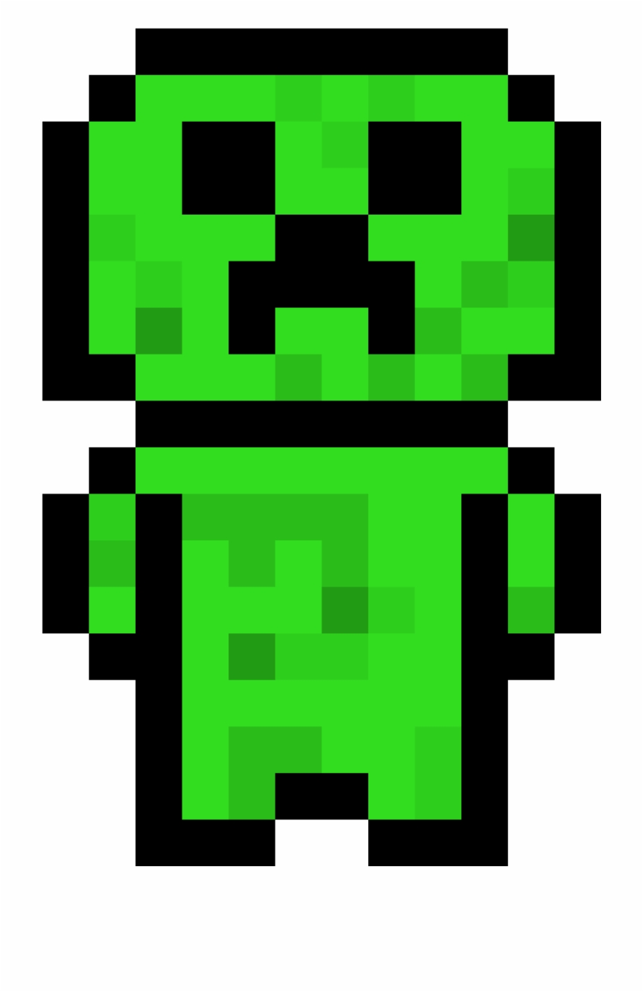 Creeper Pixel Art Minecraft