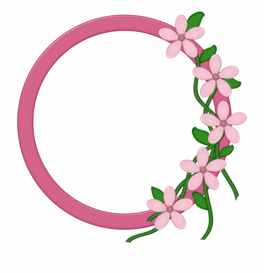 Floral Round Frame Png Picture Flower Frame Round