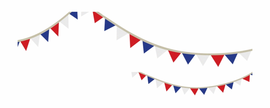 Independence Day Flag Red White And Blue Bunting