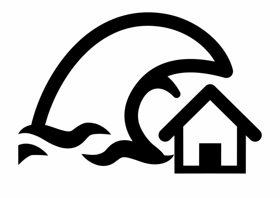 Tsunami Insurance Symbol Of A Home And A