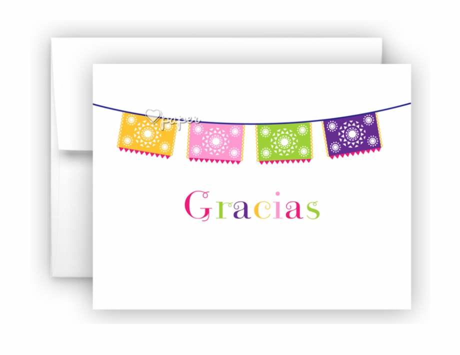 Fiesta Banner Thank You Cards Note Card Stationery