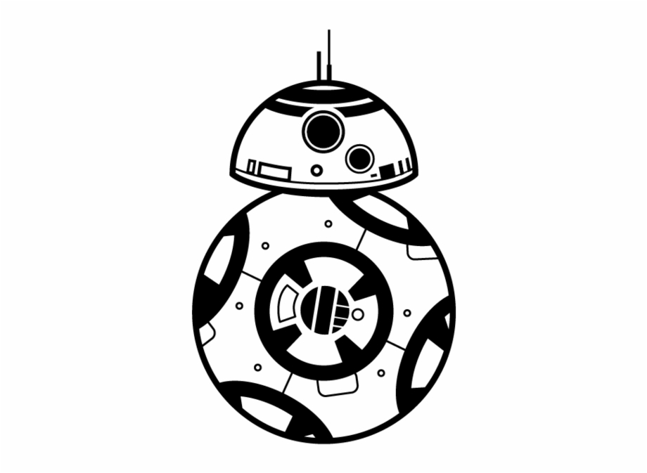 Bb8 Vector Bb8 Black And White