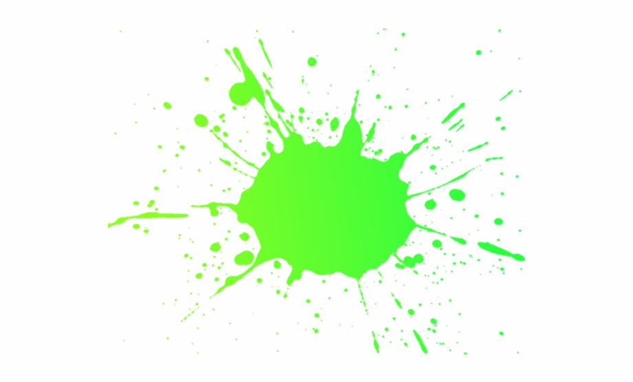 Green Paint Splatter Clip Art