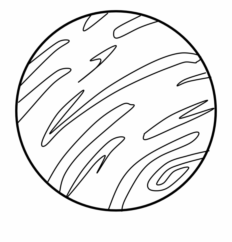 Black And White Planet Clipart Clip Art Library