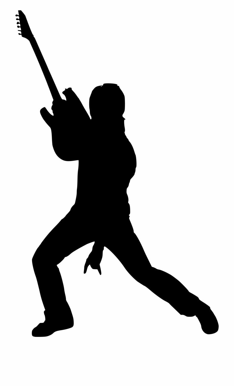 Rock Band Silhouette Transparent Clipart Free Download Rock