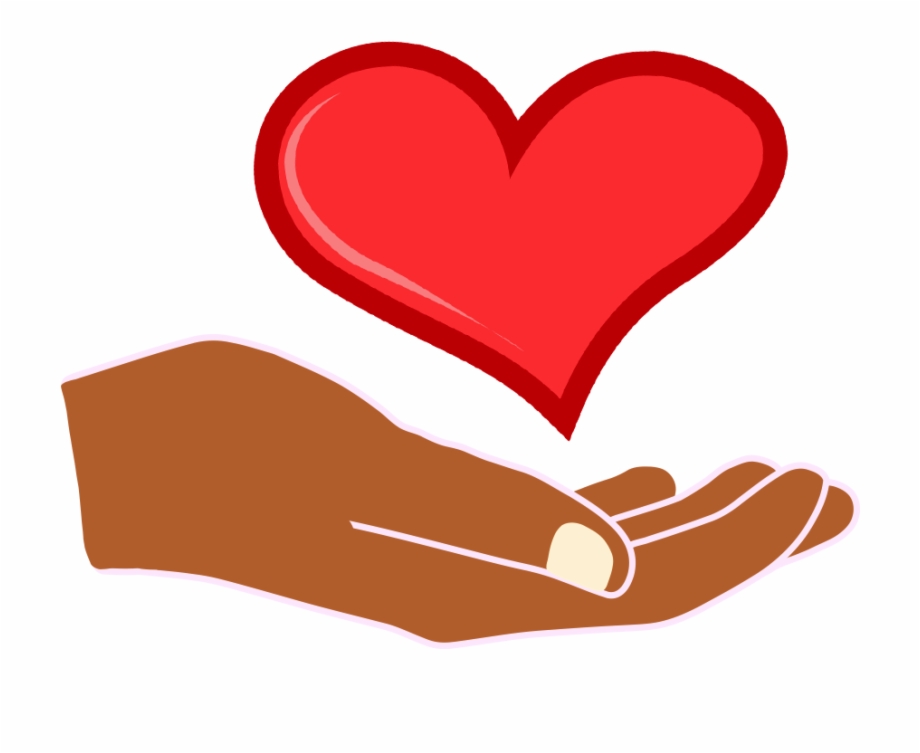 Com Png Heart On Hand Png Hand Transparent