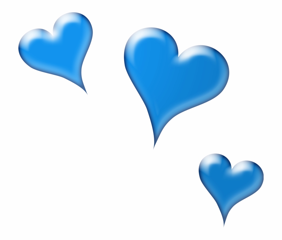 Hearts A Image Blue Heart Clipart Free