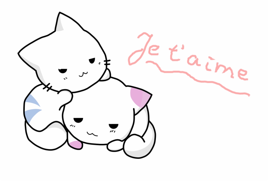 cartoon cat doodle kawaii anime coloring page