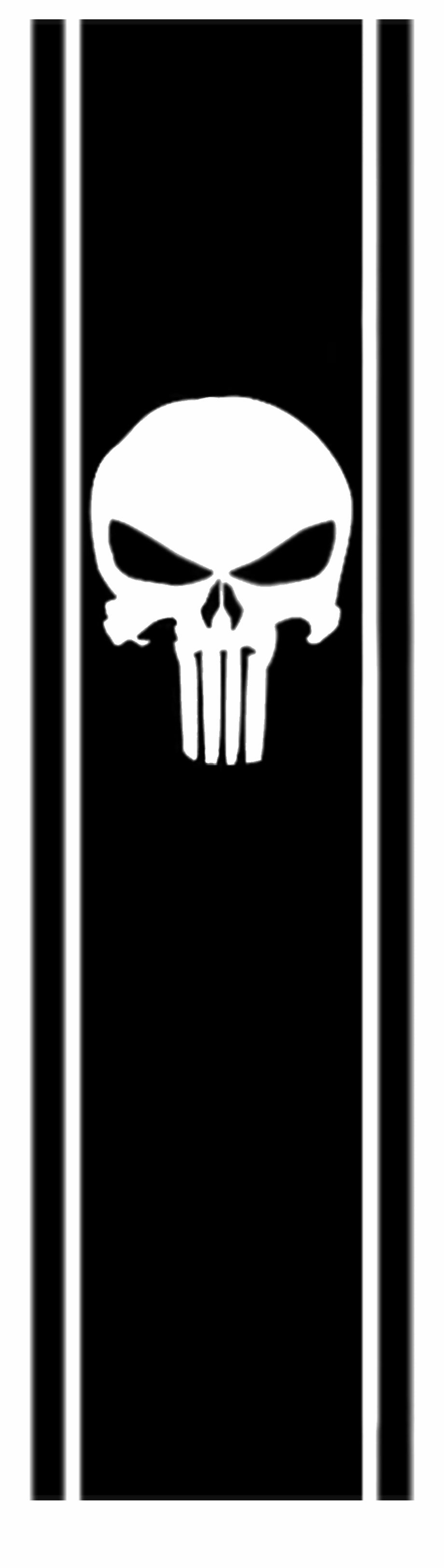 Punisher Skull Bed Panel Decals Punisher Skull