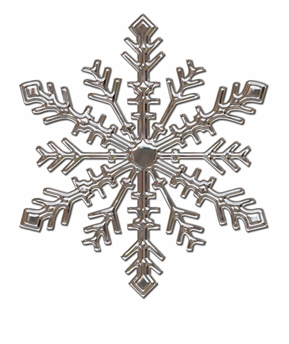 Silver Snowflake Png
