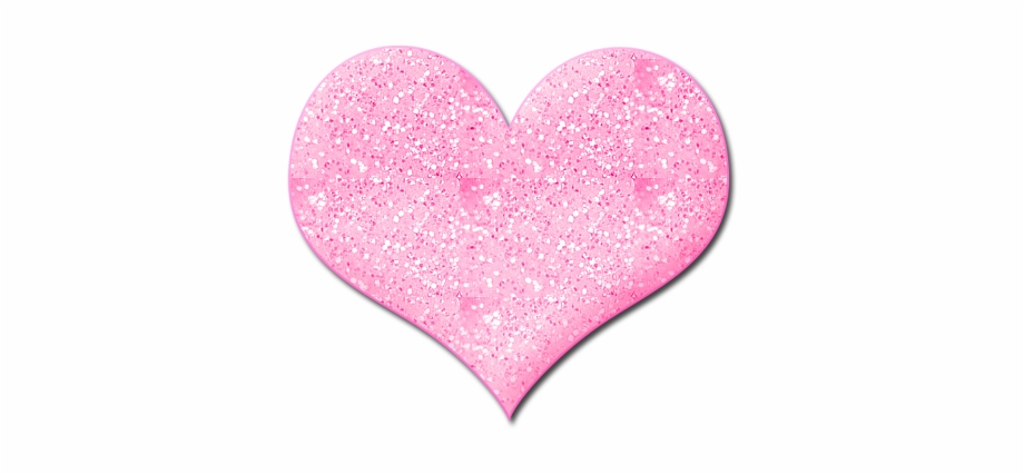 10. Pink and Silver Glitter Heart Nail Design - wide 4