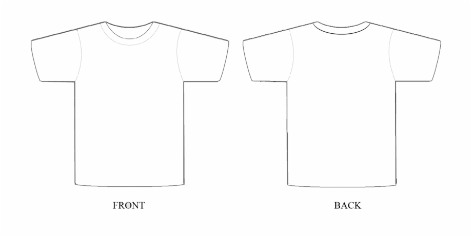 T Shirt Template Psd Regarding T Shirt Template