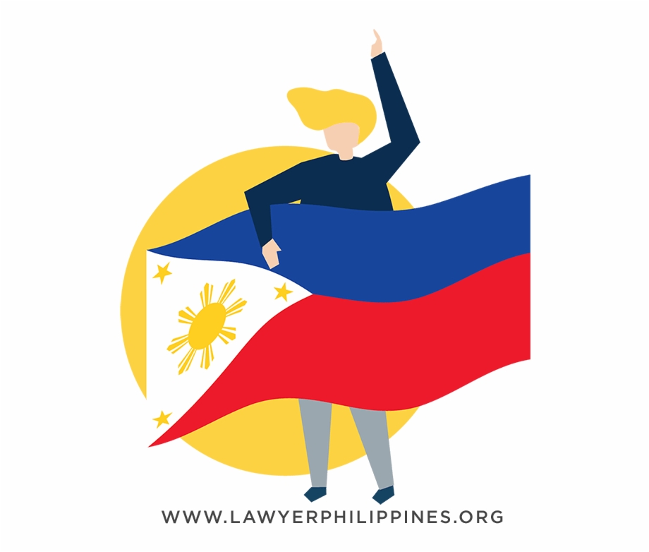 A Woman With A Philippine Flag Illustration