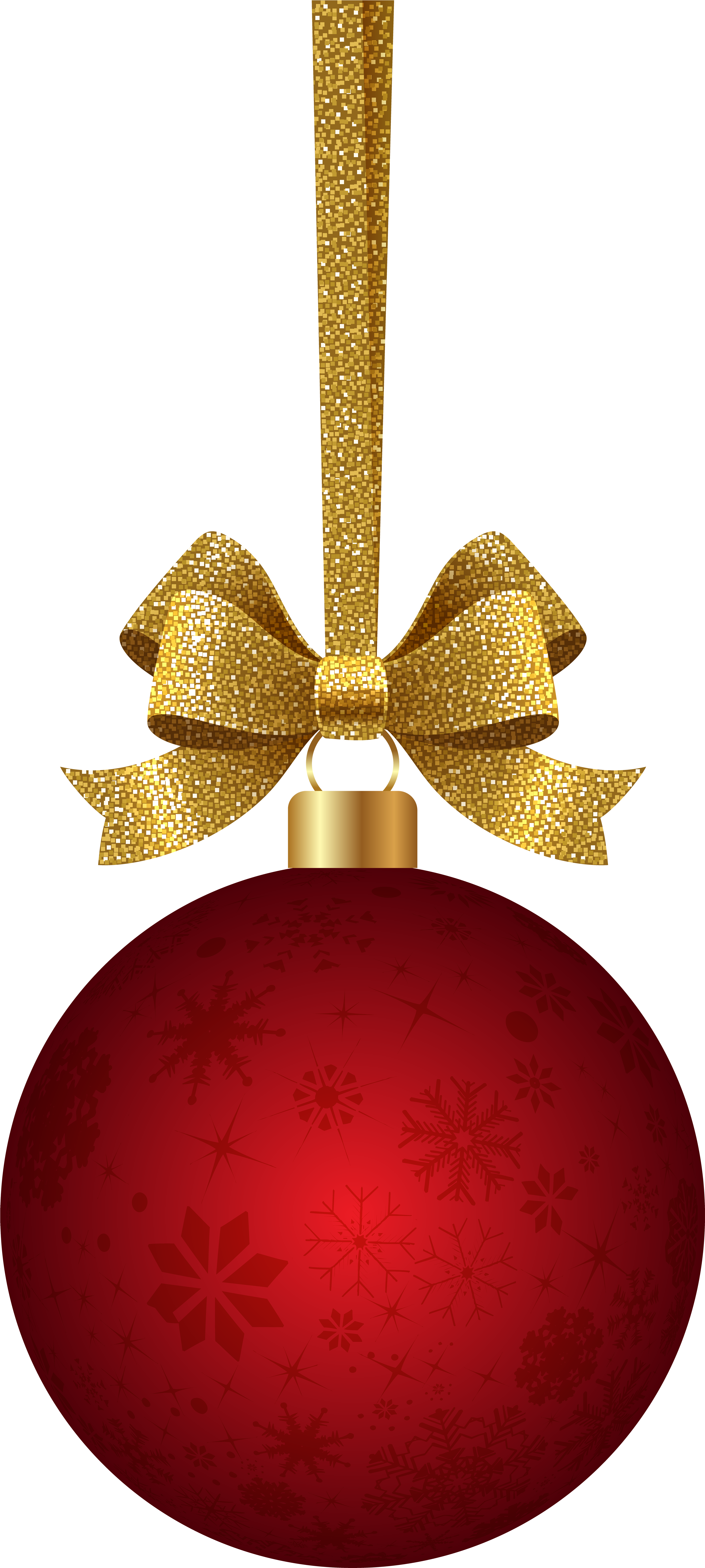 Christmas Classic Red Hanging Ball Png Clipart Image Gallery | Images ...