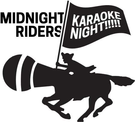 Midnight Riders Karaoke Night Silhouette