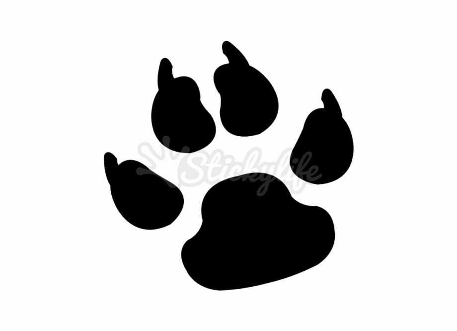 Jack Russell Paw Print